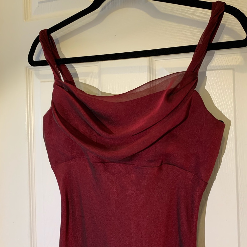Beautiful evening dress, burgundy, small🌺